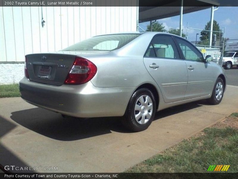 Lunar Mist Metallic / Stone 2002 Toyota Camry LE