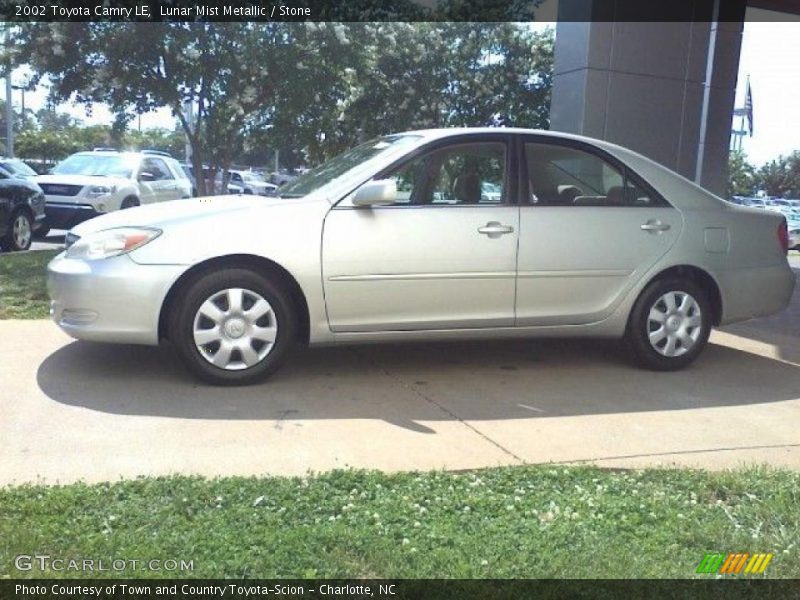 Lunar Mist Metallic / Stone 2002 Toyota Camry LE