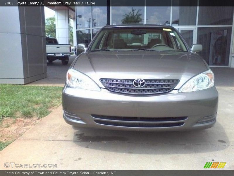 Phantom Gray Pearl / Taupe 2003 Toyota Camry LE