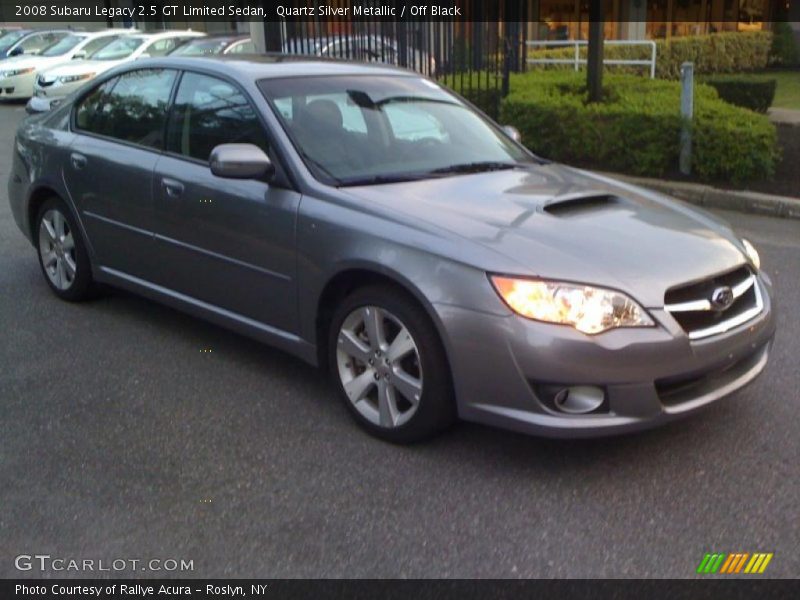Quartz Silver Metallic / Off Black 2008 Subaru Legacy 2.5 GT Limited Sedan