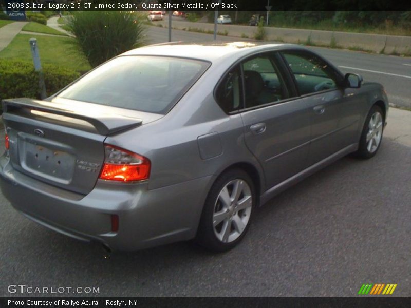 Quartz Silver Metallic / Off Black 2008 Subaru Legacy 2.5 GT Limited Sedan