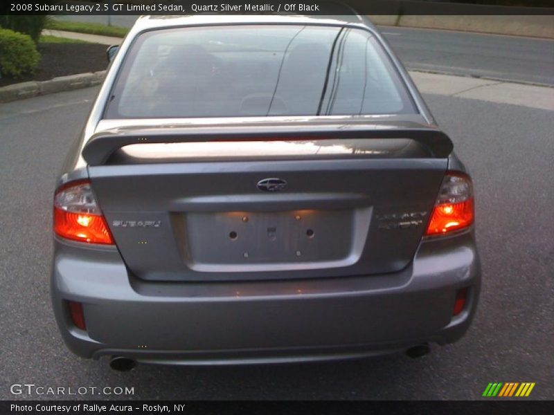 Quartz Silver Metallic / Off Black 2008 Subaru Legacy 2.5 GT Limited Sedan