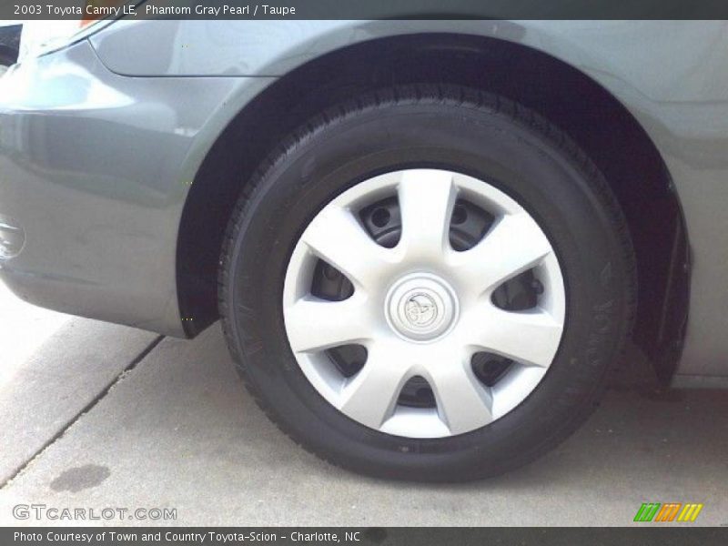 Phantom Gray Pearl / Taupe 2003 Toyota Camry LE
