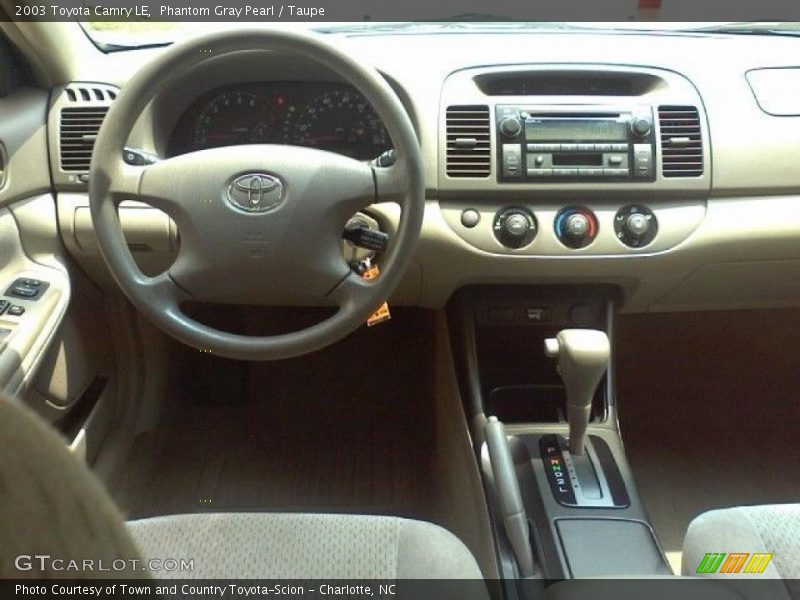Phantom Gray Pearl / Taupe 2003 Toyota Camry LE
