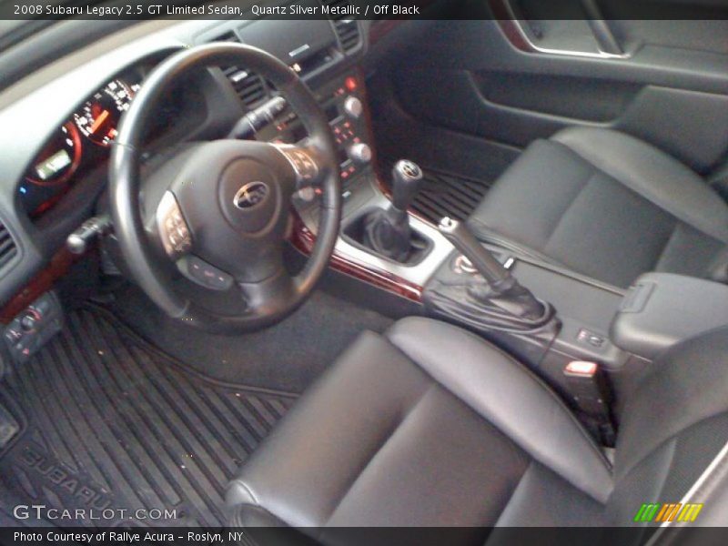 Quartz Silver Metallic / Off Black 2008 Subaru Legacy 2.5 GT Limited Sedan