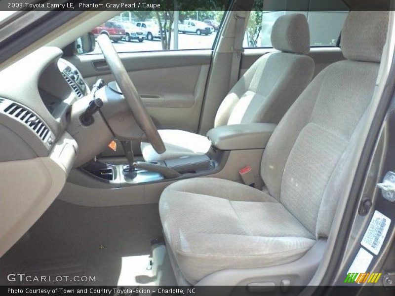Phantom Gray Pearl / Taupe 2003 Toyota Camry LE