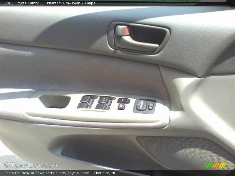 Phantom Gray Pearl / Taupe 2003 Toyota Camry LE