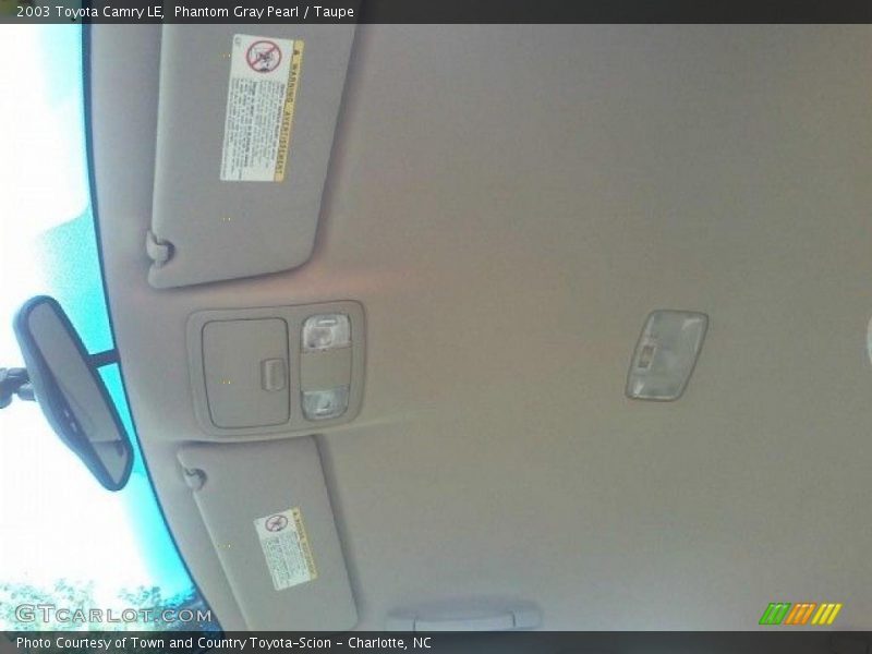 Phantom Gray Pearl / Taupe 2003 Toyota Camry LE
