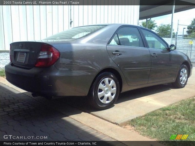 Phantom Gray Pearl / Taupe 2003 Toyota Camry LE