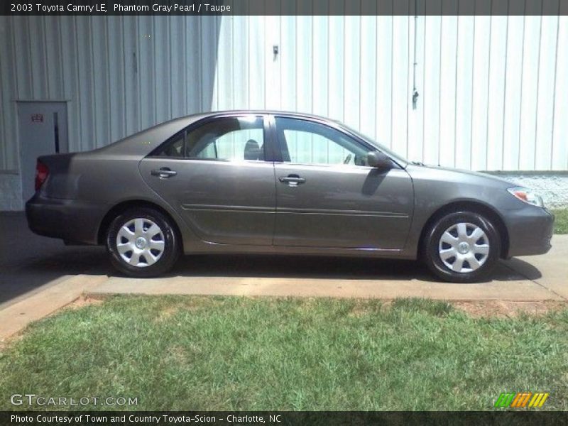 Phantom Gray Pearl / Taupe 2003 Toyota Camry LE