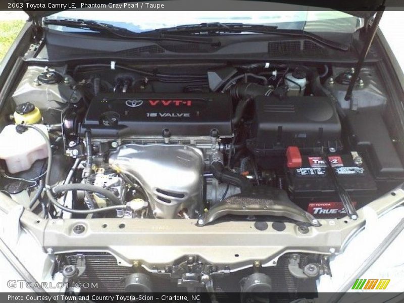 Phantom Gray Pearl / Taupe 2003 Toyota Camry LE