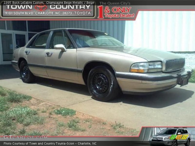 Champagne Beige Metallic / Beige 1995 Buick LeSabre Custom