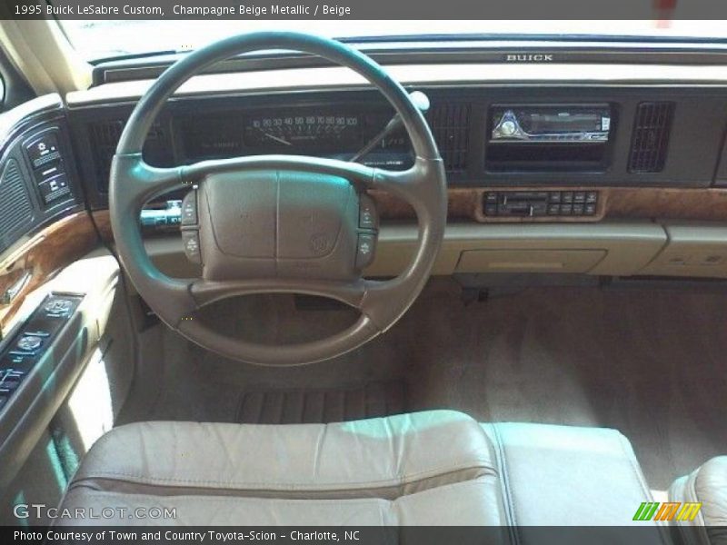 Champagne Beige Metallic / Beige 1995 Buick LeSabre Custom