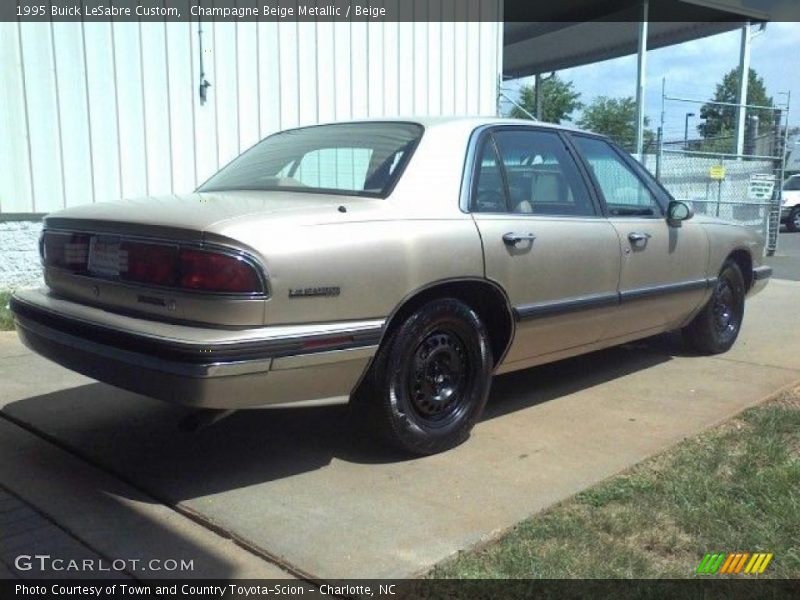 Champagne Beige Metallic / Beige 1995 Buick LeSabre Custom