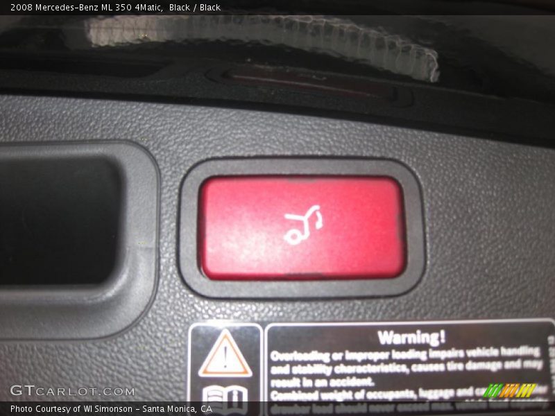 Black / Black 2008 Mercedes-Benz ML 350 4Matic