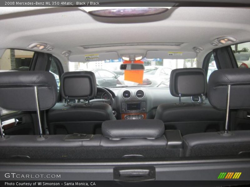 Black / Black 2008 Mercedes-Benz ML 350 4Matic