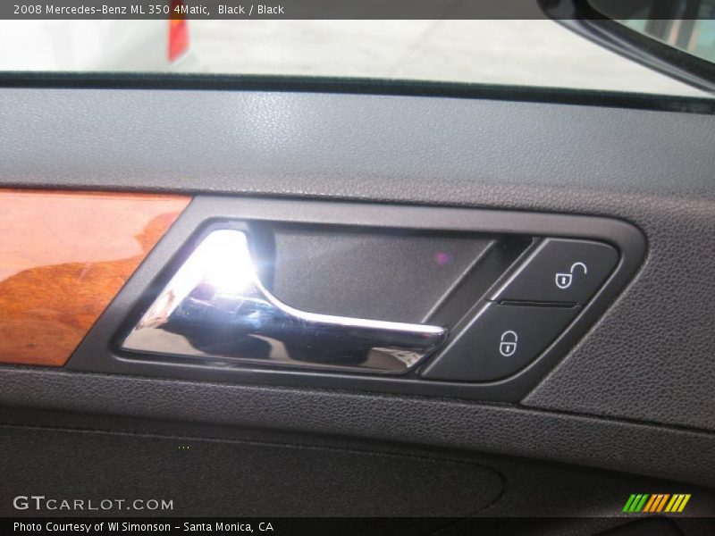 Black / Black 2008 Mercedes-Benz ML 350 4Matic