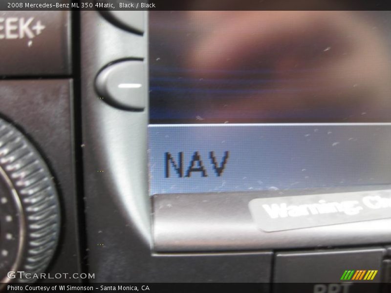 Black / Black 2008 Mercedes-Benz ML 350 4Matic