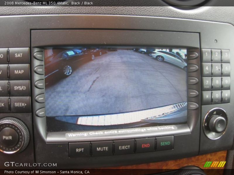 Black / Black 2008 Mercedes-Benz ML 350 4Matic