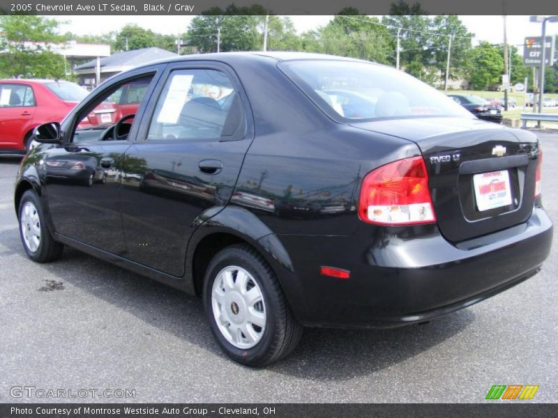 Black / Gray 2005 Chevrolet Aveo LT Sedan