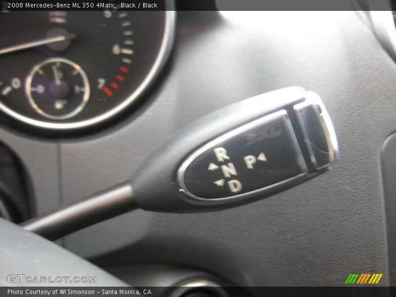 Black / Black 2008 Mercedes-Benz ML 350 4Matic