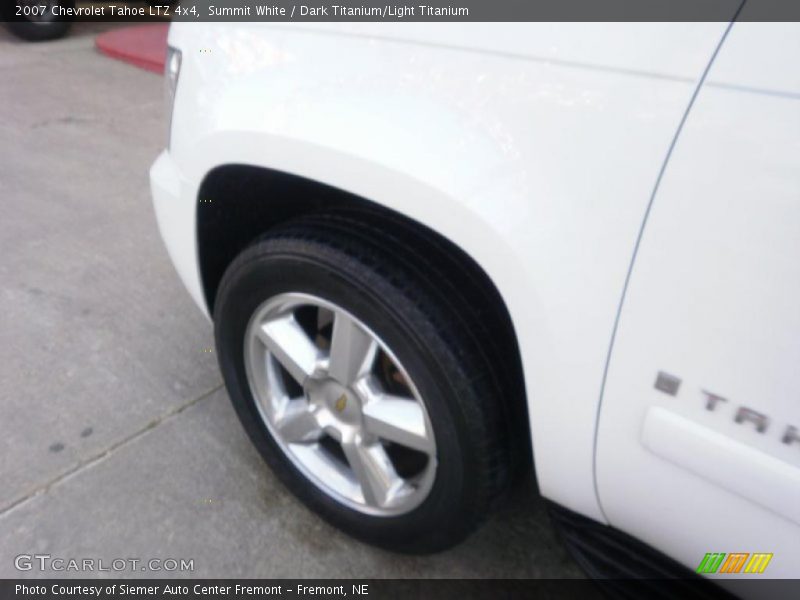 Summit White / Dark Titanium/Light Titanium 2007 Chevrolet Tahoe LTZ 4x4