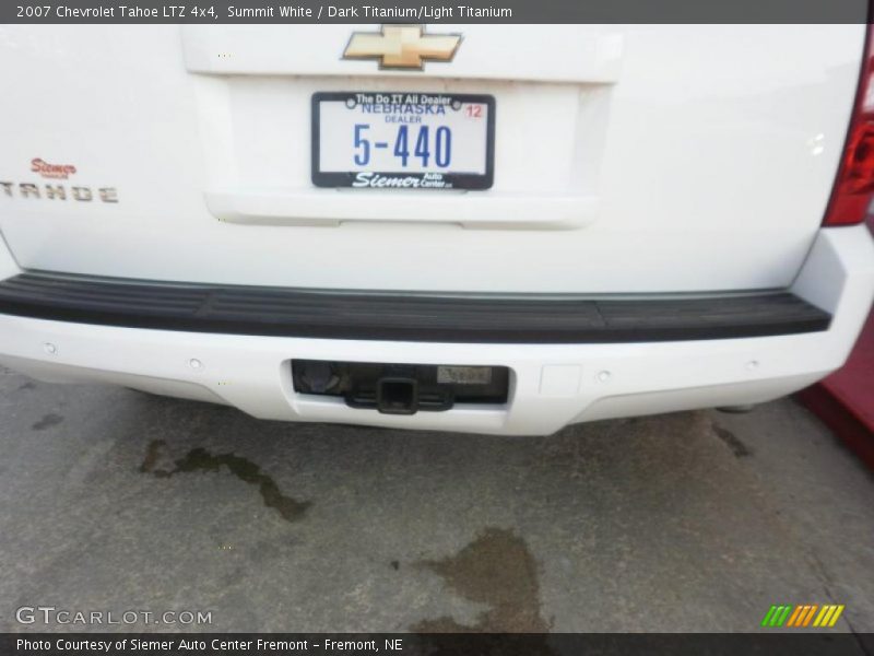 Summit White / Dark Titanium/Light Titanium 2007 Chevrolet Tahoe LTZ 4x4