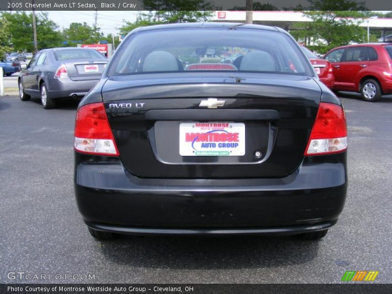 Black / Gray 2005 Chevrolet Aveo LT Sedan
