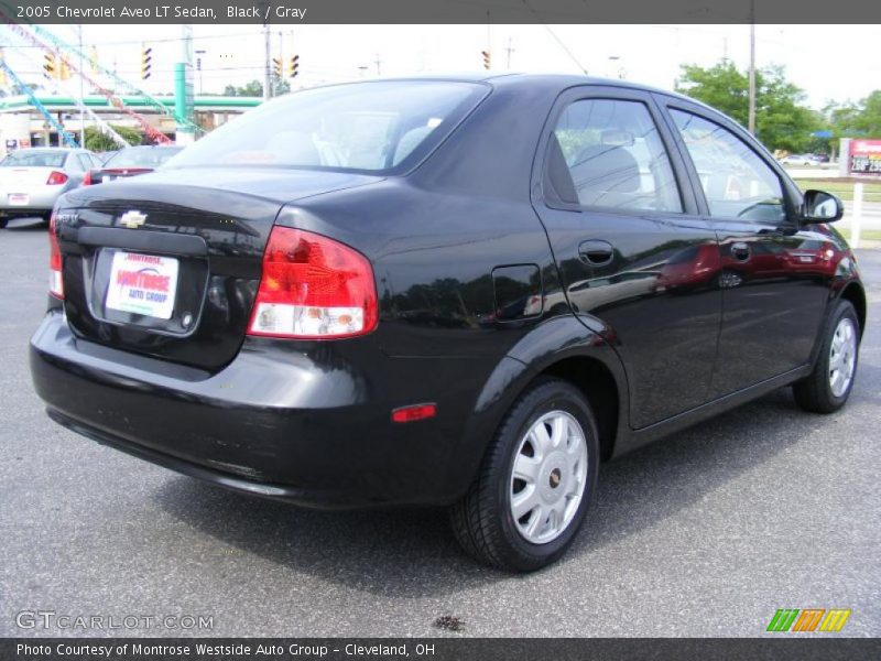 Black / Gray 2005 Chevrolet Aveo LT Sedan