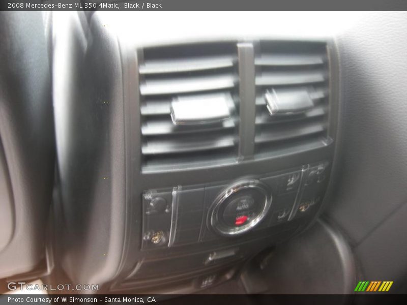 Black / Black 2008 Mercedes-Benz ML 350 4Matic