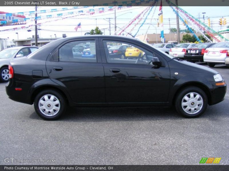 Black / Gray 2005 Chevrolet Aveo LT Sedan