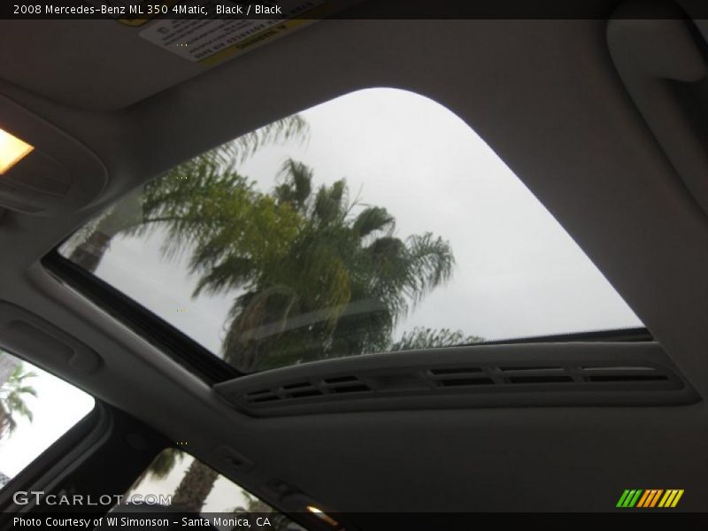 Black / Black 2008 Mercedes-Benz ML 350 4Matic