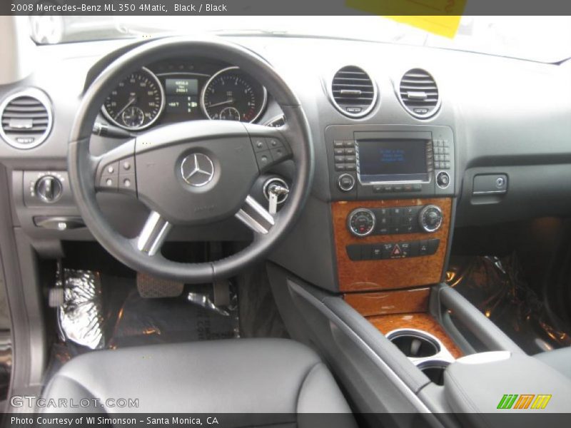 Black / Black 2008 Mercedes-Benz ML 350 4Matic
