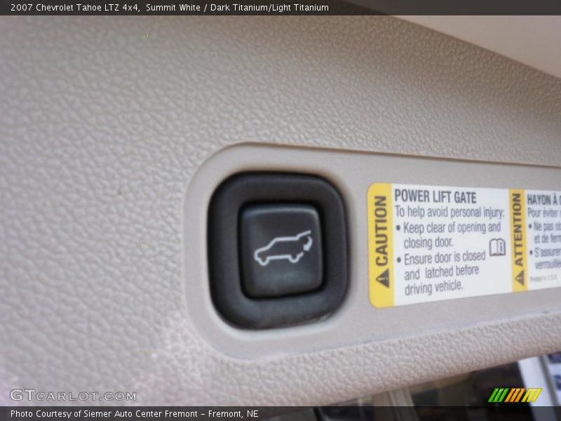 Summit White / Dark Titanium/Light Titanium 2007 Chevrolet Tahoe LTZ 4x4