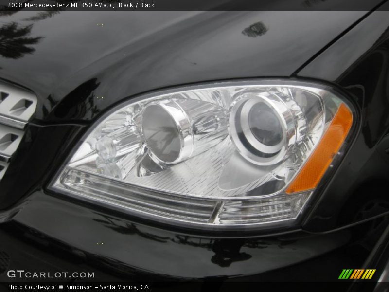 Black / Black 2008 Mercedes-Benz ML 350 4Matic