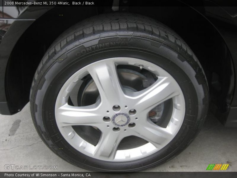 Black / Black 2008 Mercedes-Benz ML 350 4Matic