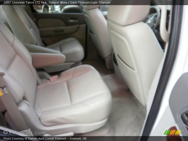 Summit White / Dark Titanium/Light Titanium 2007 Chevrolet Tahoe LTZ 4x4