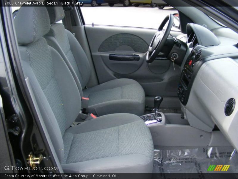 Black / Gray 2005 Chevrolet Aveo LT Sedan