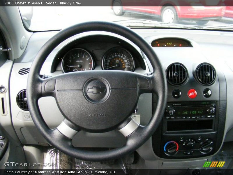 Black / Gray 2005 Chevrolet Aveo LT Sedan