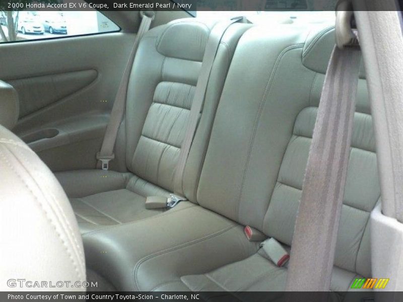 Dark Emerald Pearl / Ivory 2000 Honda Accord EX V6 Coupe