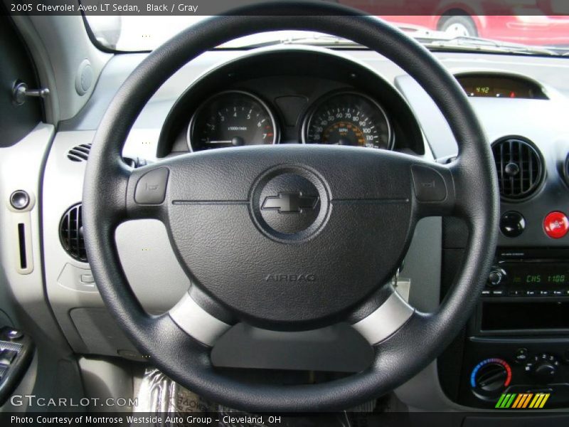 Black / Gray 2005 Chevrolet Aveo LT Sedan