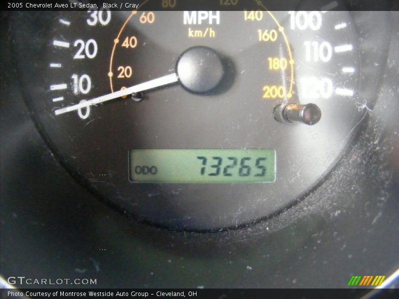 Black / Gray 2005 Chevrolet Aveo LT Sedan