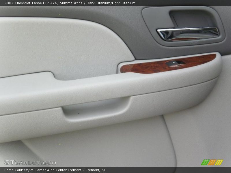 Summit White / Dark Titanium/Light Titanium 2007 Chevrolet Tahoe LTZ 4x4