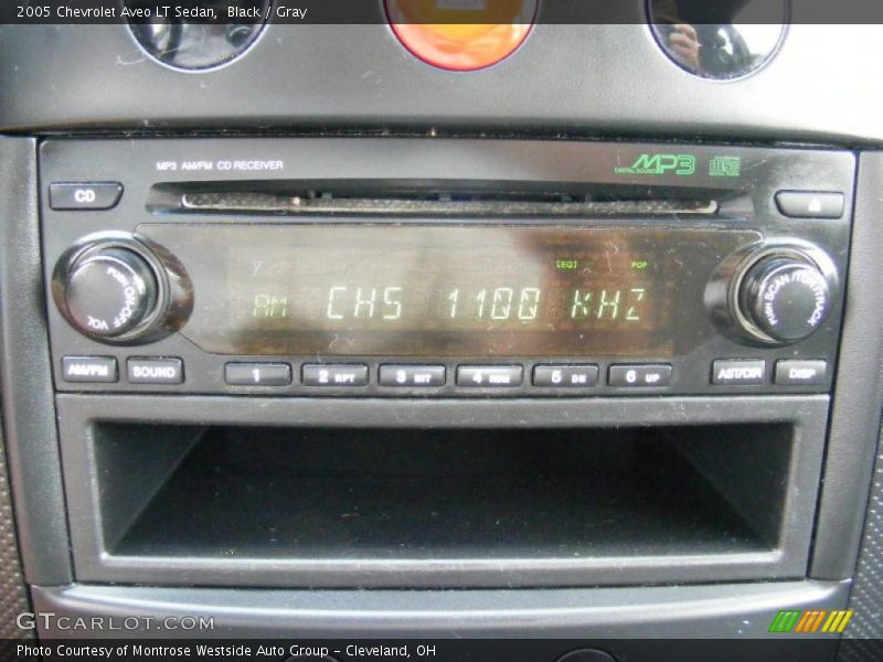 Black / Gray 2005 Chevrolet Aveo LT Sedan