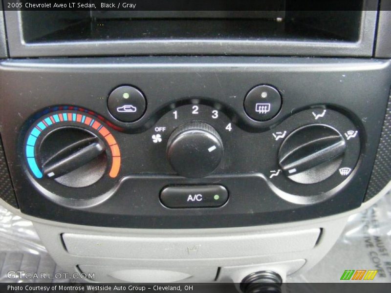 Black / Gray 2005 Chevrolet Aveo LT Sedan