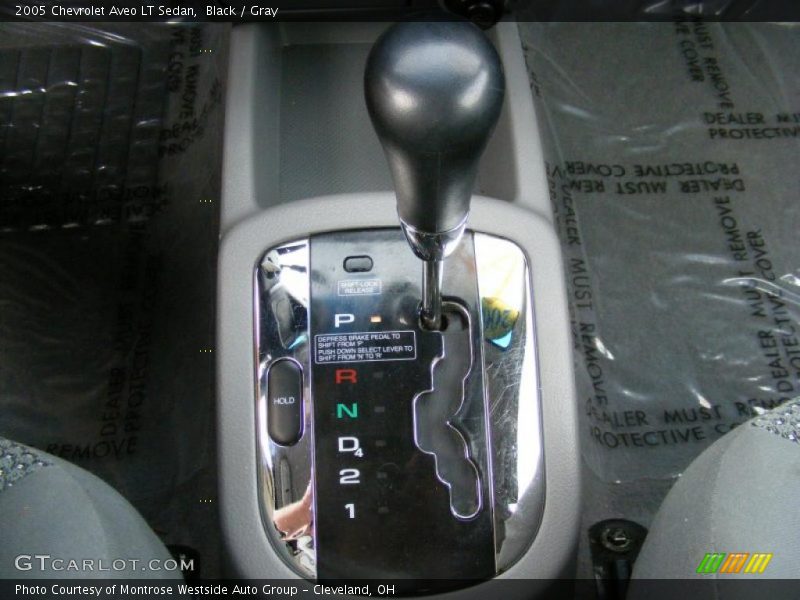 Black / Gray 2005 Chevrolet Aveo LT Sedan