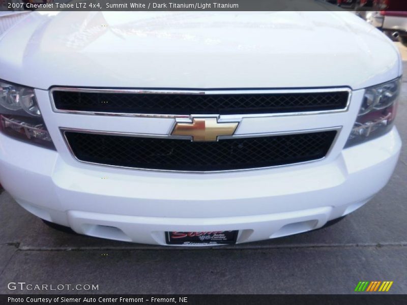 Summit White / Dark Titanium/Light Titanium 2007 Chevrolet Tahoe LTZ 4x4