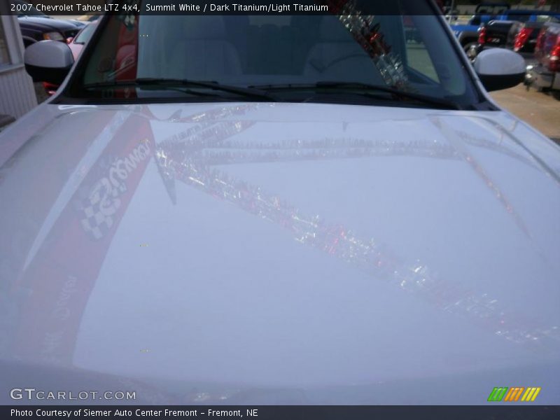 Summit White / Dark Titanium/Light Titanium 2007 Chevrolet Tahoe LTZ 4x4