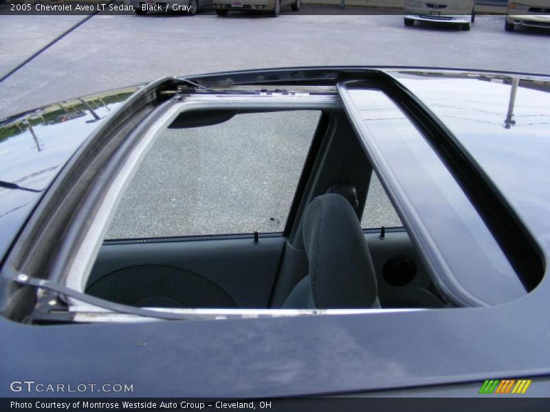 Black / Gray 2005 Chevrolet Aveo LT Sedan