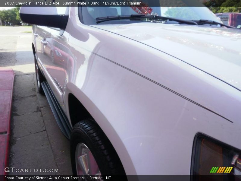 Summit White / Dark Titanium/Light Titanium 2007 Chevrolet Tahoe LTZ 4x4